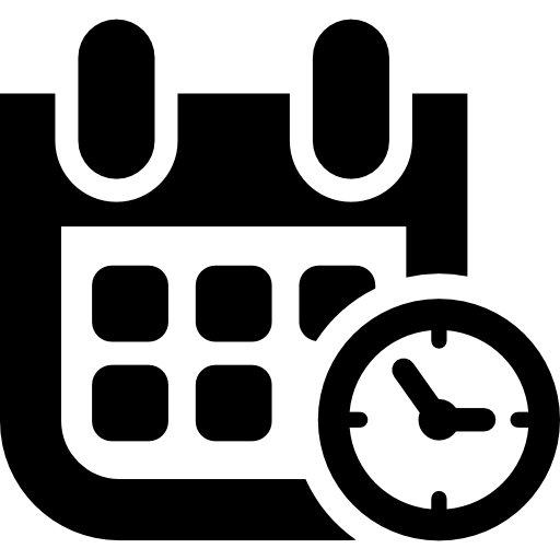 Event date and time symbol